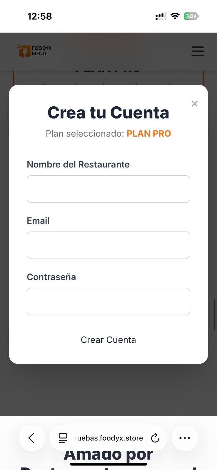 Paso 1 - Crear cuenta